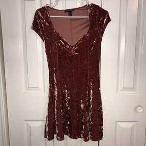 Forever 21 velvet dress